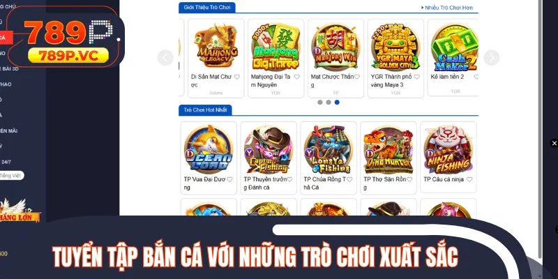 Tuyển tập bắn cá với những trò chơi xuất sắc hàng đầu